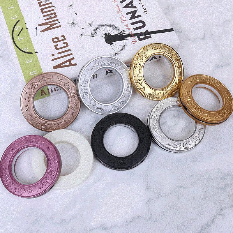 Hot Selling Design Curtain Rings Hooks Metal Gold Curtain Rings