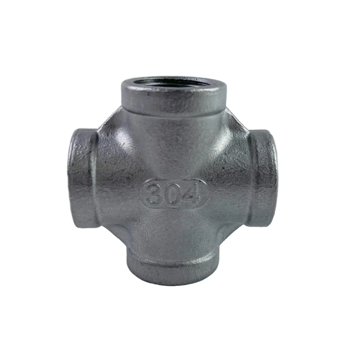 Stainless Steel Cross with Female Connection, SS316 Casting, Durable Design