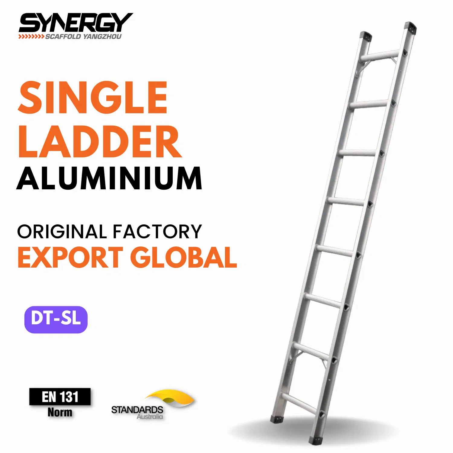 Synergy Aluminium Step Ladder on Construction Sites by CE Certificate