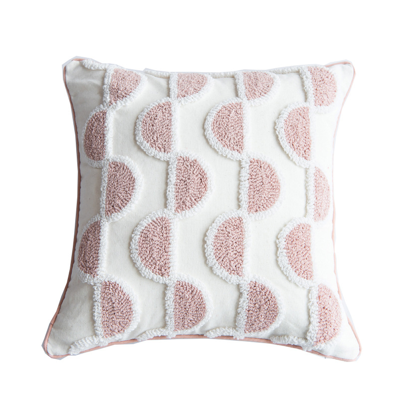 Stylish Linen Cushion Covers with Tassel for Bedroom Charm