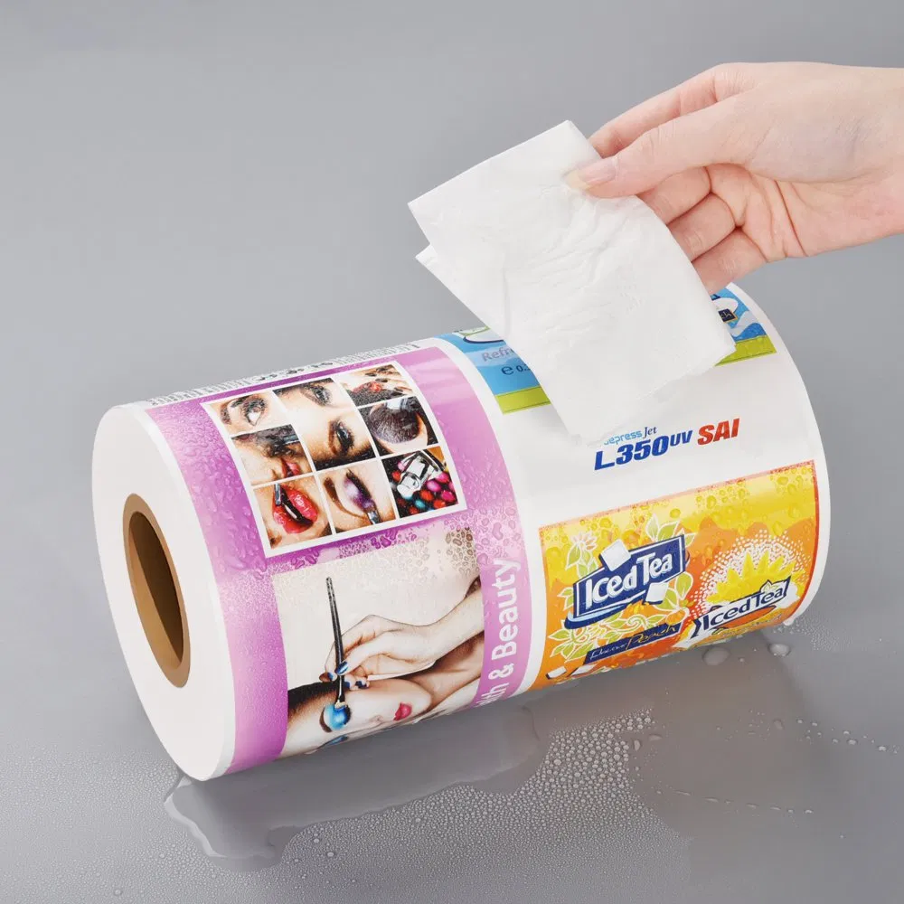 Glossy White BOPP for UV Inkjet Logistics Shipping Jumbo Roll