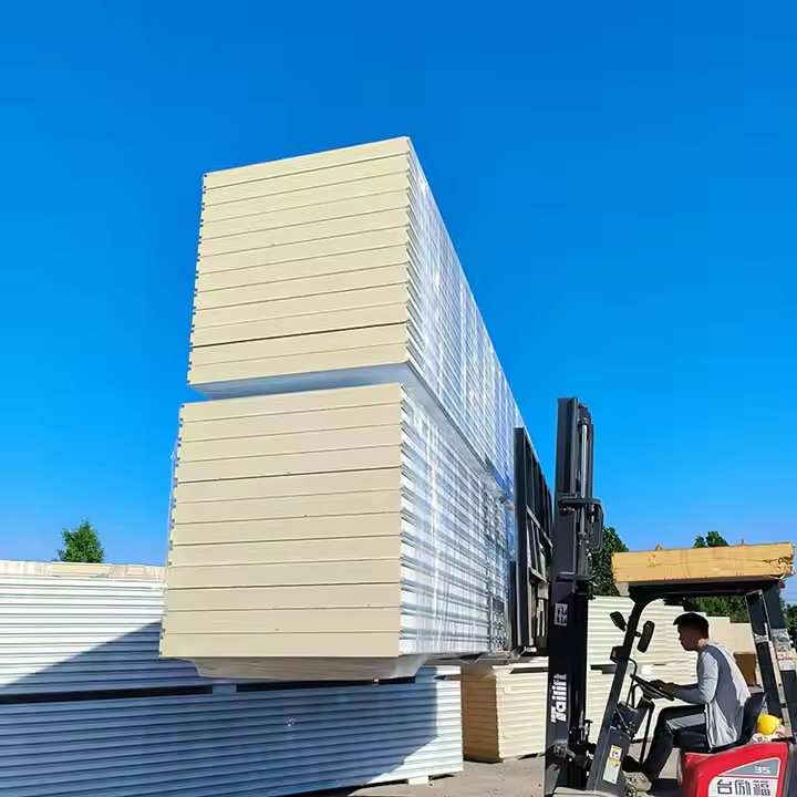 High Quality GMP Certified Esp Panel Insulated Roof and Wall MGO Sandwich Panel Cleanroom Panel for Clean Room Project