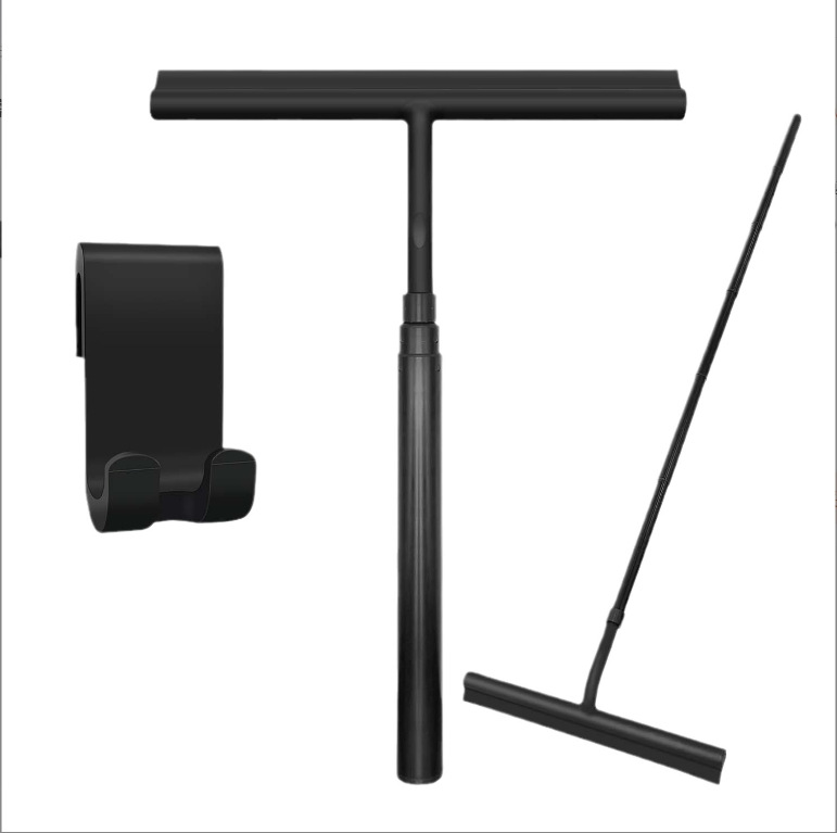 Window Scraper Long Handle Washing Cleaner Glass Squeegee Multi-Function Cleaning Tool Scraper