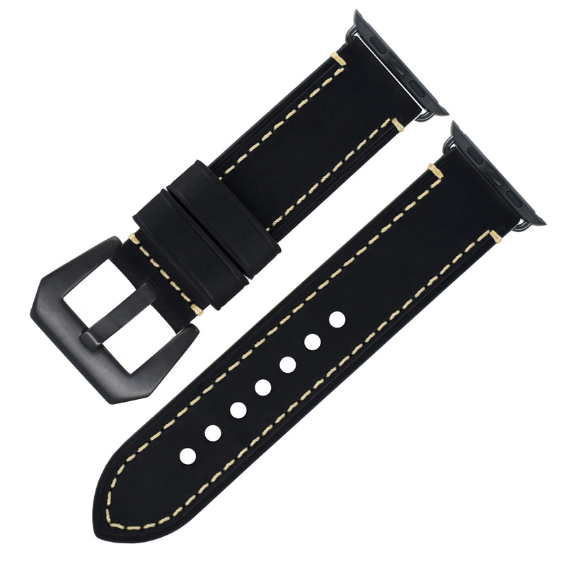 Ea458 Luxury Genuine Women's Watch Strap Apple Men's for 22mm Machine Black with Packaging Lot Leather Smart Straps