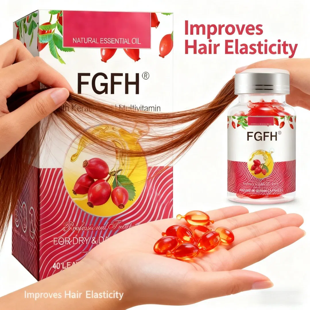 Nourishing Hair Care Capsule for Rosehip Repair Oil Hair Supplements