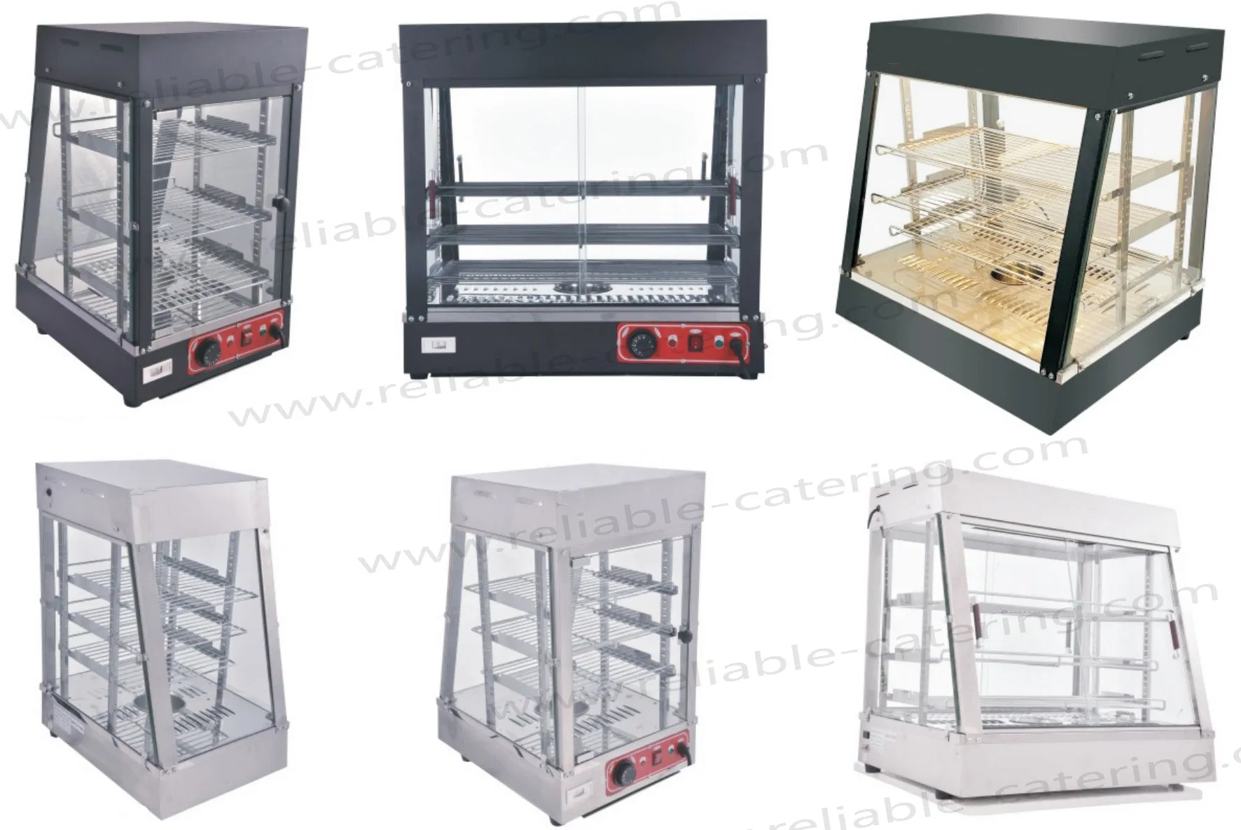 Glass Food Warmer Display Showcase Large Electric Luxury Restaurant Food Warmer Insulated Hot Food Display Warmer Buffet Commercial