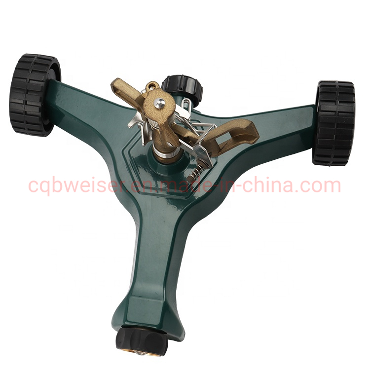 360degree Adjustable Lawn Grass Rotatable Sprayer Roof Top Metal Sprinkler