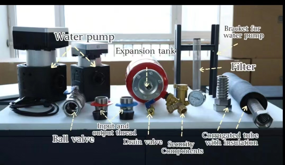 Advanced Heat Pump Auxiliary Unit with Integrated Hydraulic Module