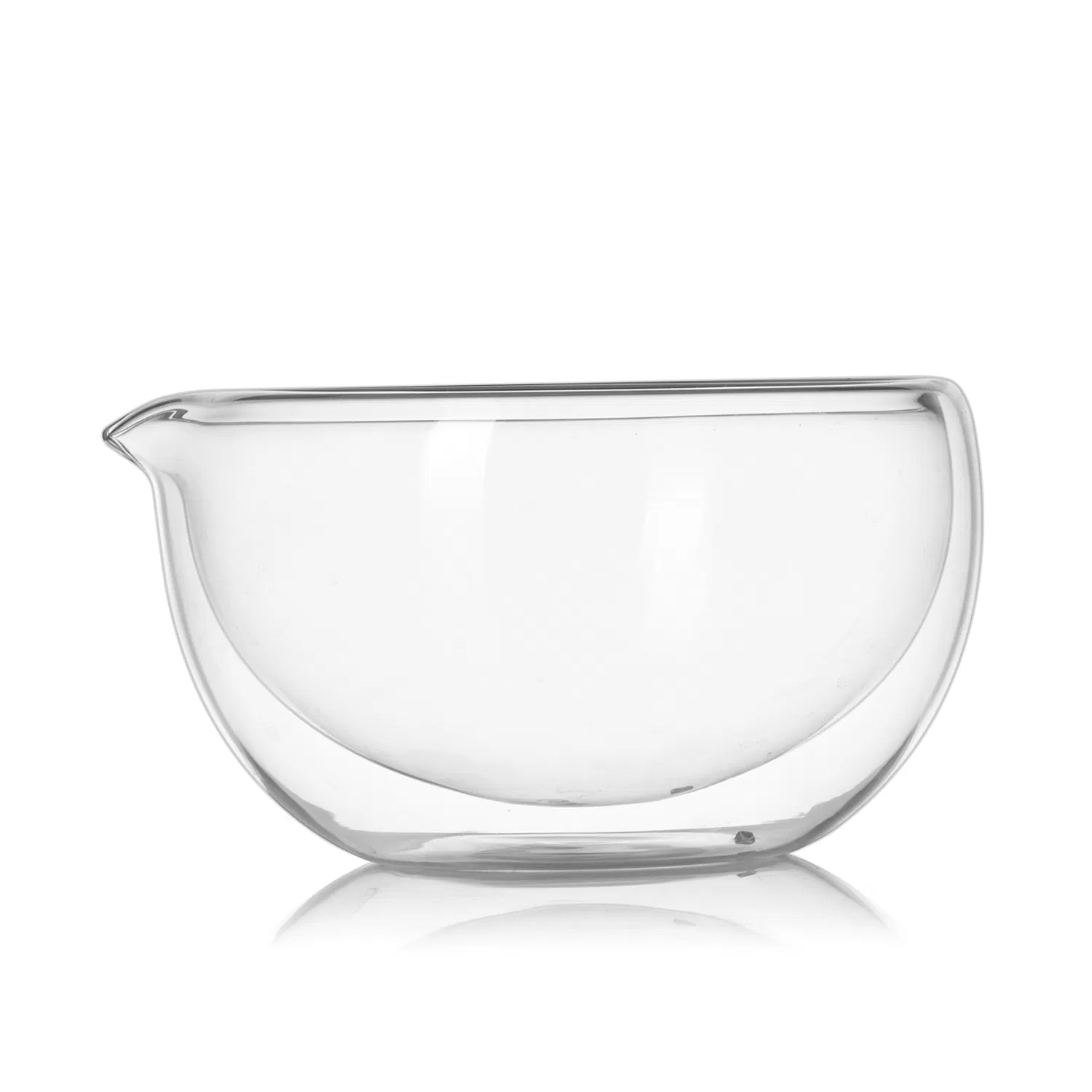 Двойная стеклянная чаша для кухни и сервировки