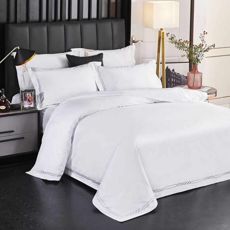 Luxury Hotel Bed Sheet Cotton Queen Size Bedding Sets