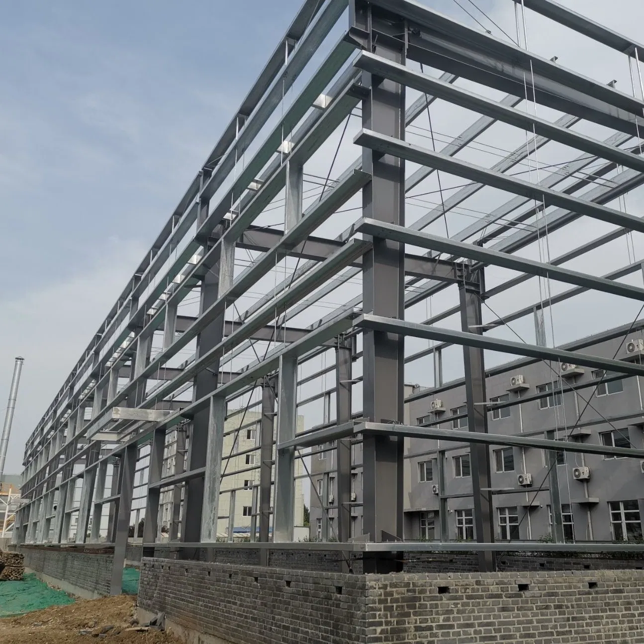 High Rise Prefabricated Steel Structure Steel Frame Apartment Building