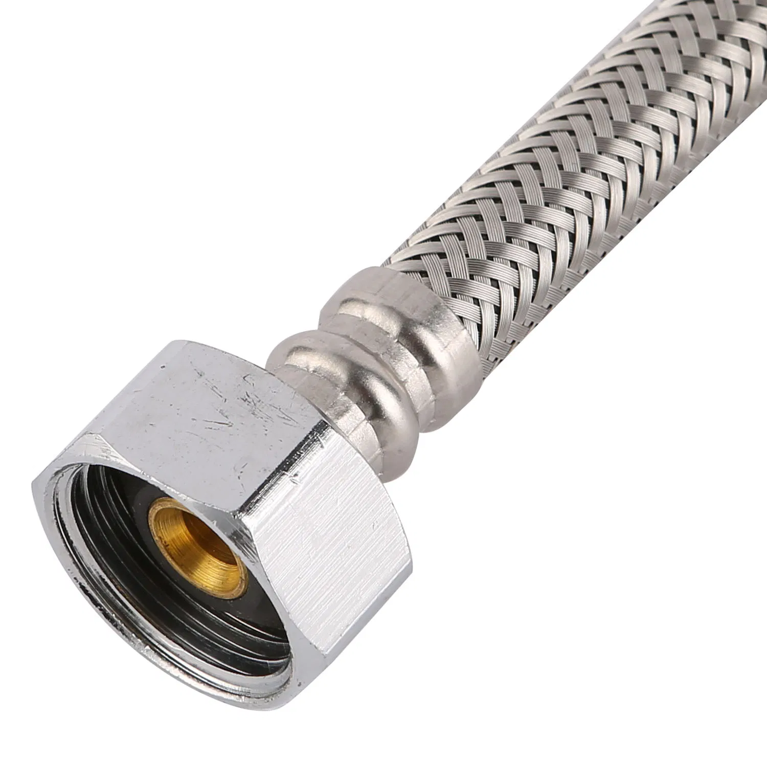 High Pressure Bathroom Accessories Chromed Shower Hose