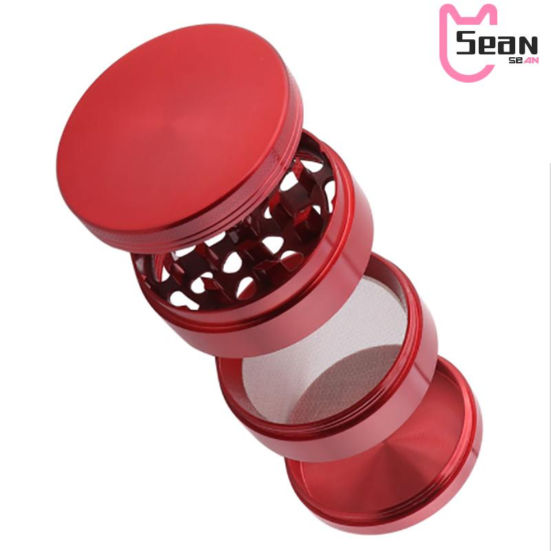 Customized 4 Layer Zinc Alloy Herb Grinder Manual Tobacco Grinder