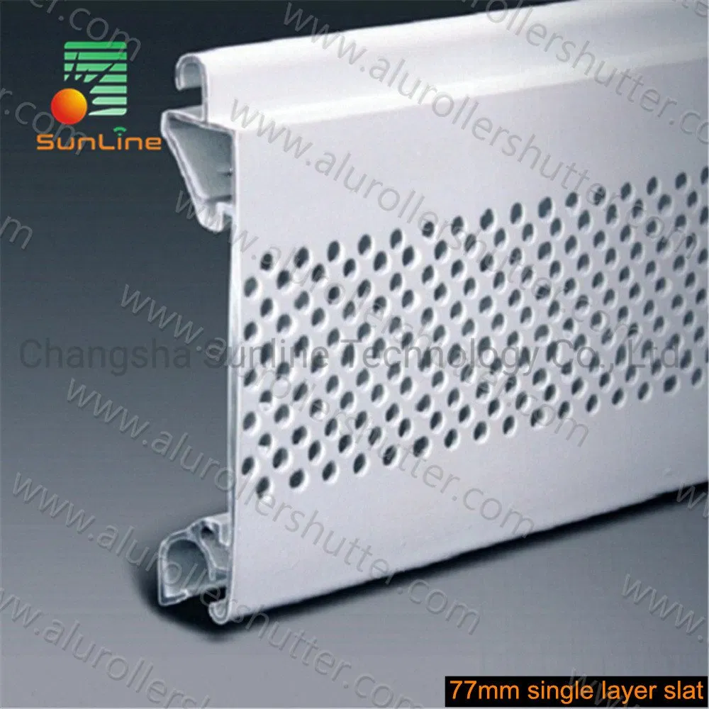 Automatic Aluminum Roller/Rolling Shutter Garage Door (77 mm single layer slats)
