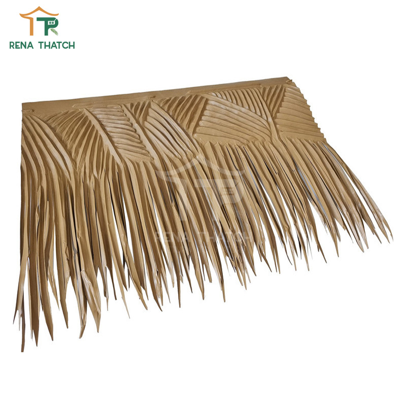 Synthetic Palm Leaf Roof Beach Endureed Viva Palm Emulation Palm Leaf Thatch Palma