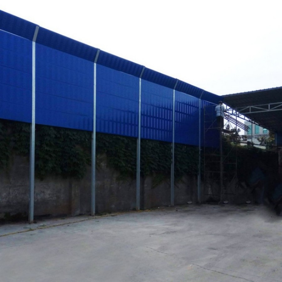 High Quality Sound-Absorbing Panel Sound Barrier Fence Noise Barrier Wall Perforated Sound Barriers Sheet for Ceiling