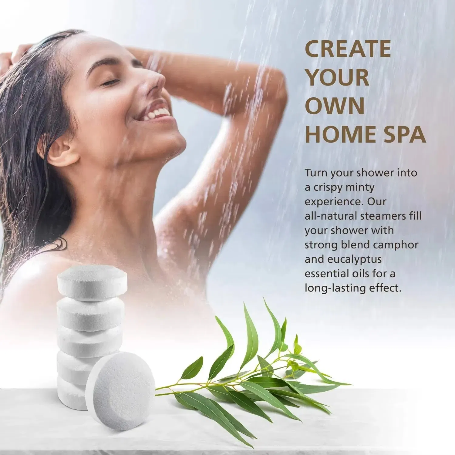 Natural Organic Aromatherapy Essential Oil Vegan SPA Shower Steamers