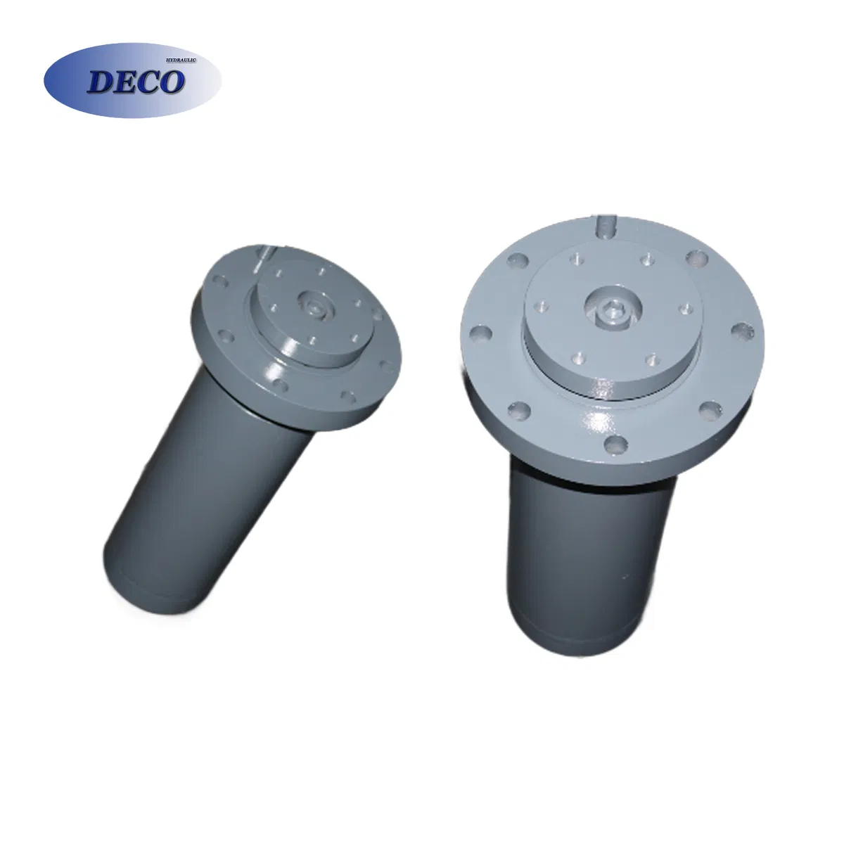 Front Flange Mounted High Pressure Large Piston Hoist Hydraulic Oil Cylinder for Vertical Lifting