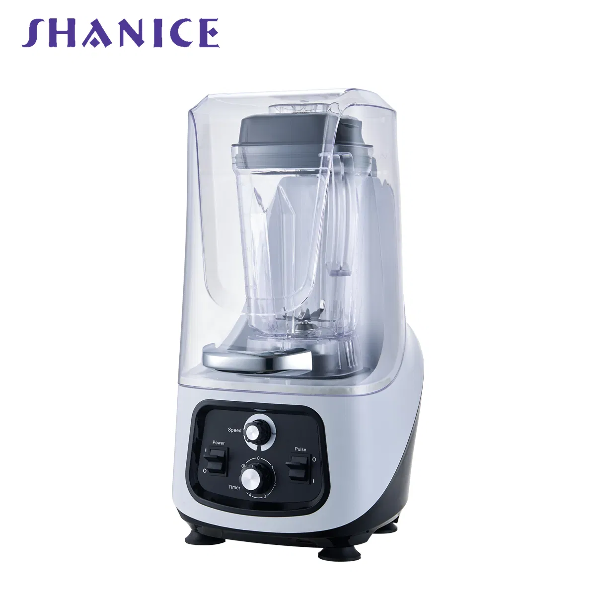 Heavy Duty Home Ice Crusher Powerful Commercial Blender with Sound Enclosure
