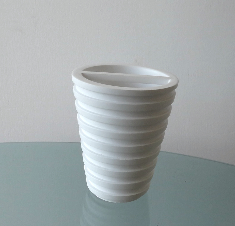 High-End Home Decoration Polyresin Toothbrush Holder (BP2352-WP)