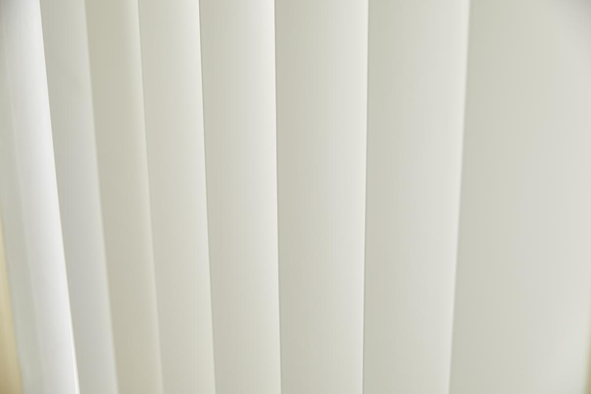 PVC 3.5inches 89 mm Width Slats Cordless Vertical Blinds for for Home, Office and Commercial Large Window