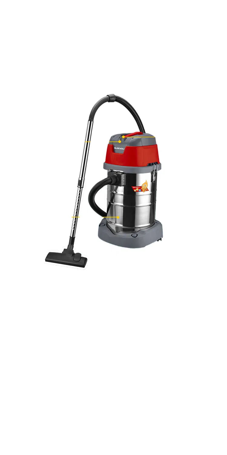 Qy-808-35L|1600W Highpower /35L Large Capacity / 4-Stage HEPA Filtration / Low Noise (<80dB) Industrial-Grade Wet/Dry Vacuum Cleaner