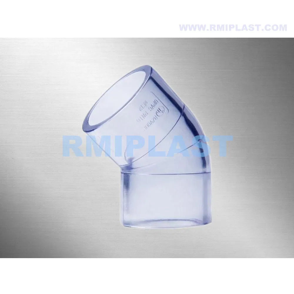 Clear PVC Bushing of DIN Pn16 Clear UPVC Pipe Fittings Plastic Bushing for Water Pipe