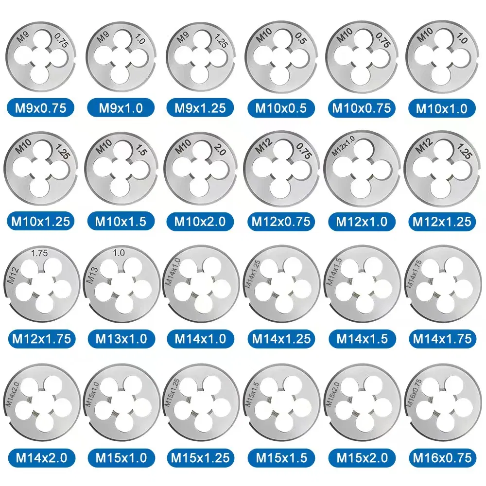 Набор метчиков и плашек 110PCS HCH, метрический