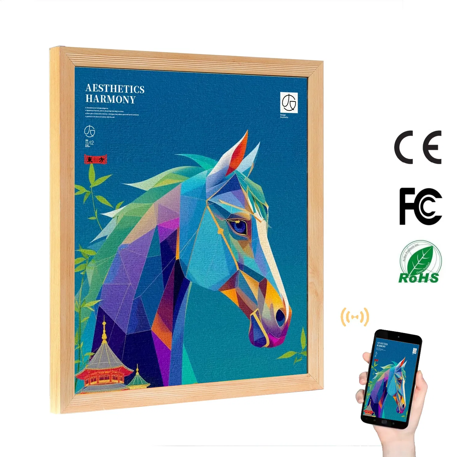 Цифровая фоторамка 19.2" с высокой яркостью 800 нит