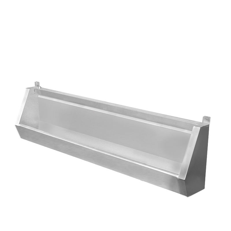 Customization Bathroom Long Metal Urinal Stainless Steel Floor Mount Urinal Trough
