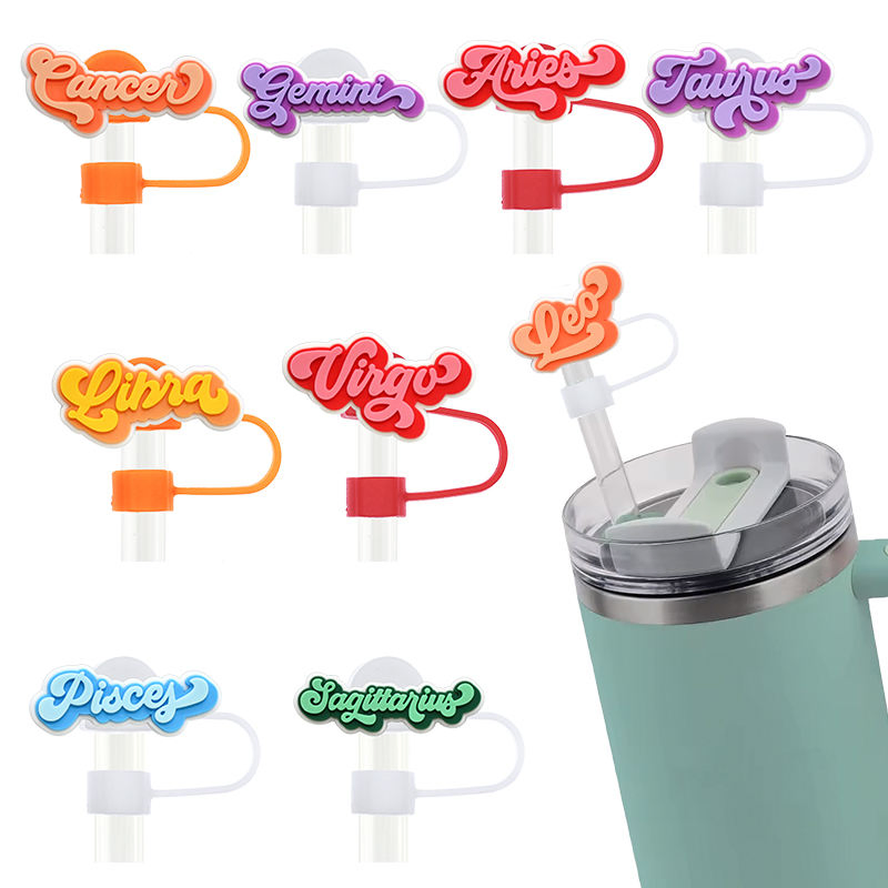 Vibrant 8mm Durable Straw Covers for Tumblers and Cups