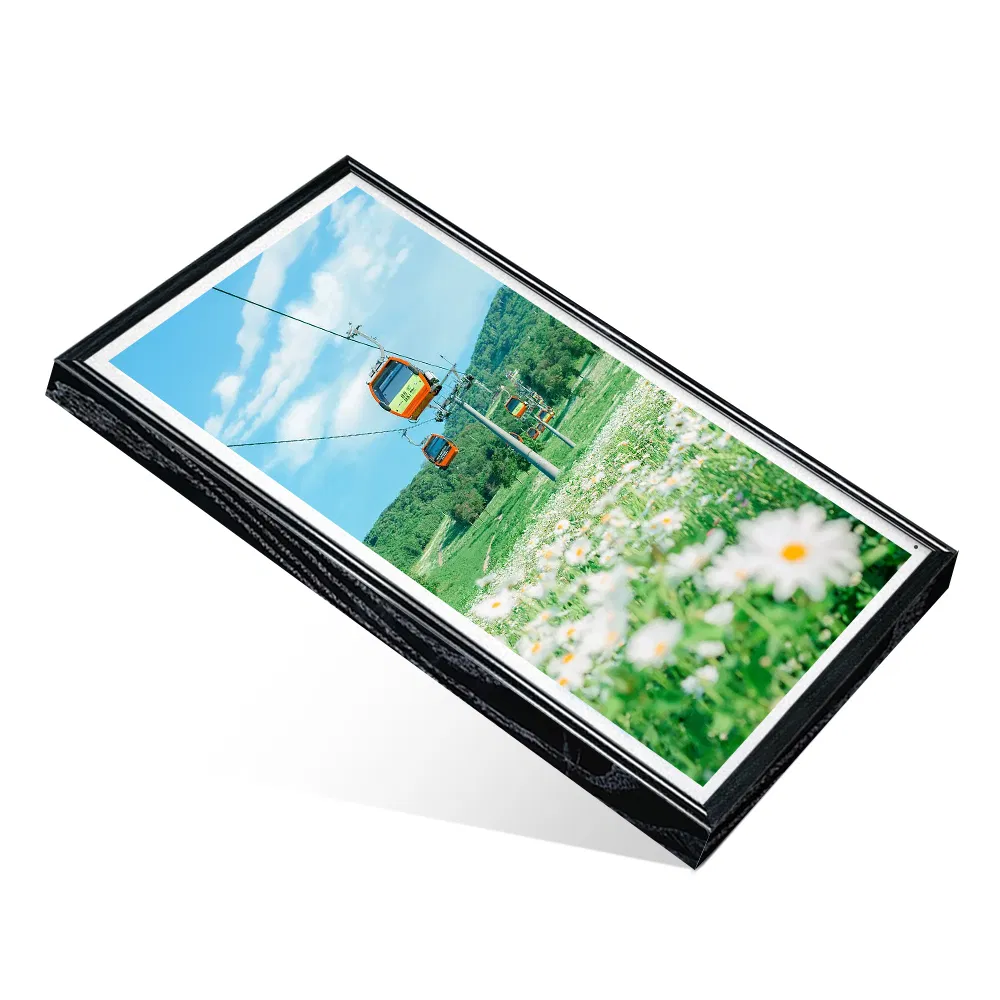 43 Inch Digital Photo Frame with Wooden Frame Video Player