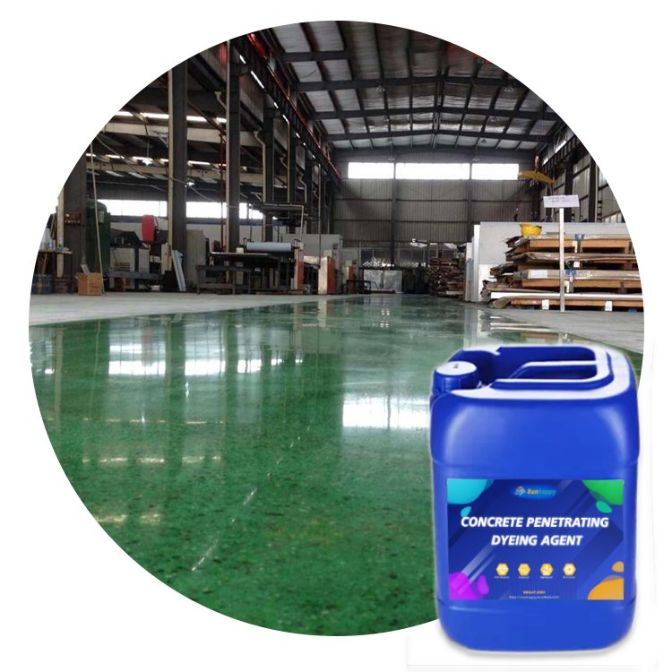 Wear-Resistant Emery Concrete Curing Floor Surface Stain Hardener Concrete Floor Stain Agent