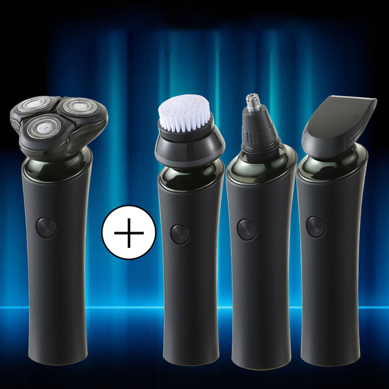 Hot Sale Electric Three-Blade Shaver Portable Rechargeable Full-Body Washable Multi-Functional