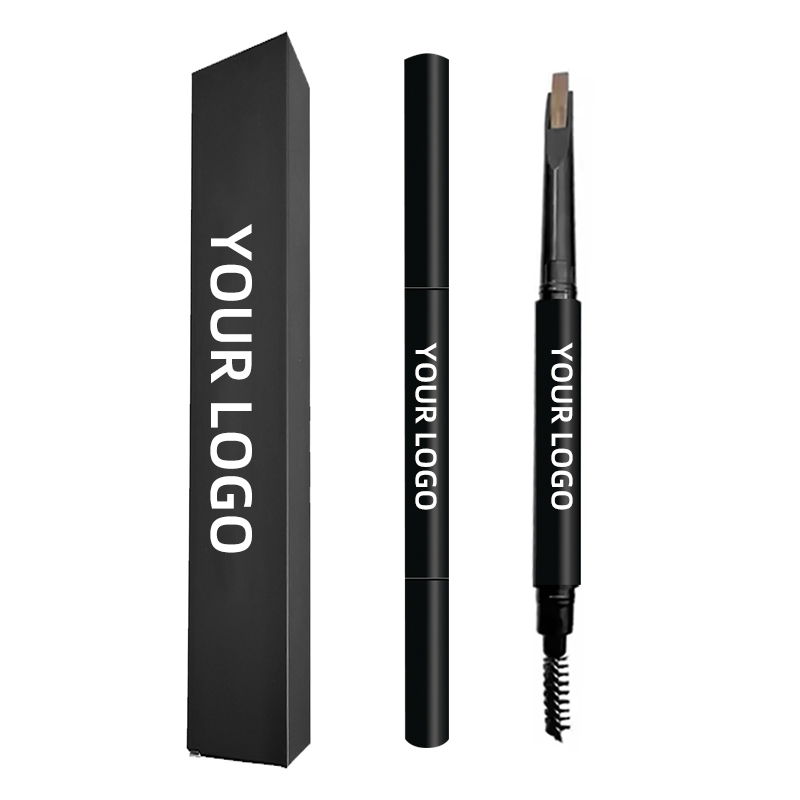 5 Colors Natural Mineral Long-Lasting Anti-Smudge Waterproof Double-Headed Eyebrow Pencil