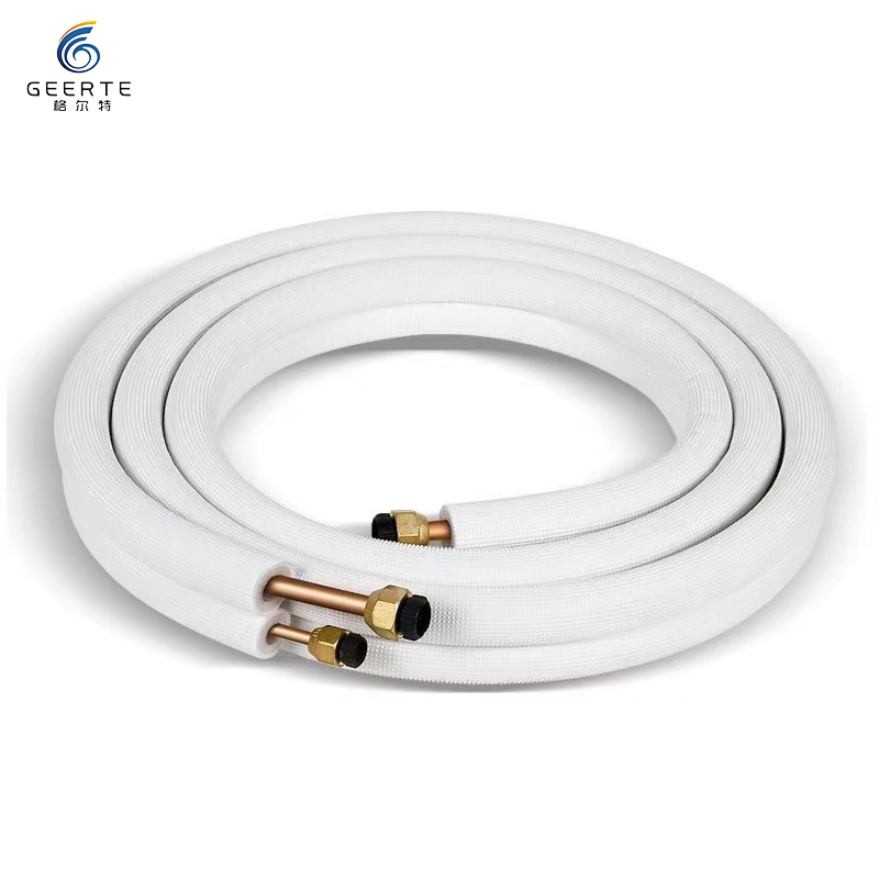 Pre-Insulated Copper Coil Pair Copper Tube Line Set Pipe for Air Conditioning Installation Kit