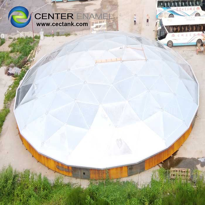 China Manufacturer Geodesic Dome Roofs Wastewater Tanks