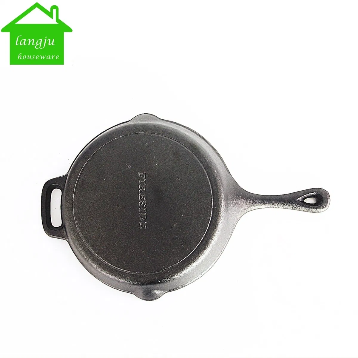 Чугунная сковорода с антипригарным покрытием, 25 см