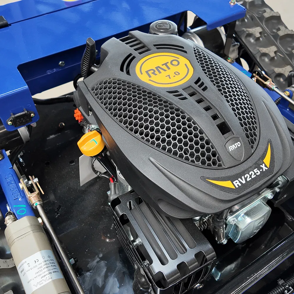 Робот-газонокосилка с дистанционным управлением и нулевым радиусом