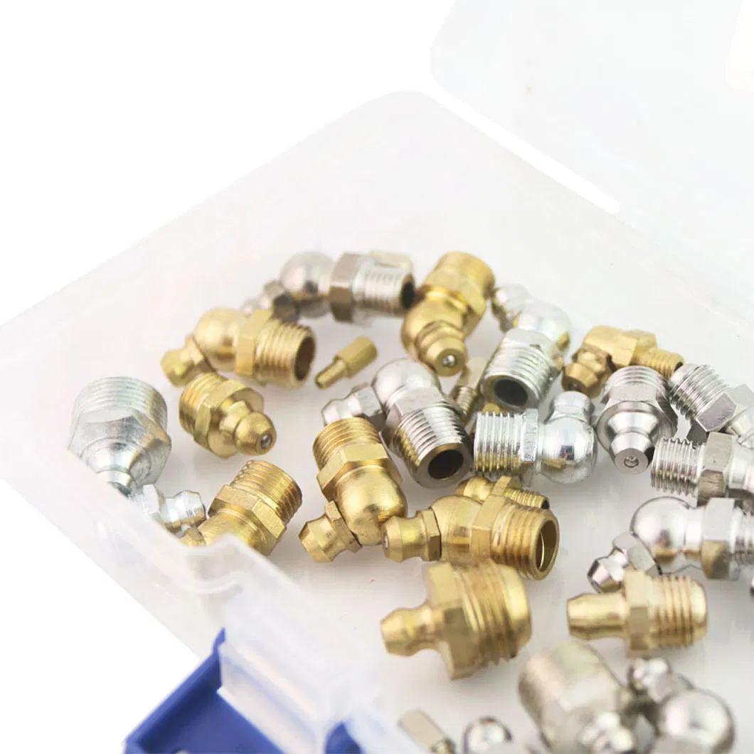 Маслёнка латунная метрическая/дюймовая с ниппелем Зерк