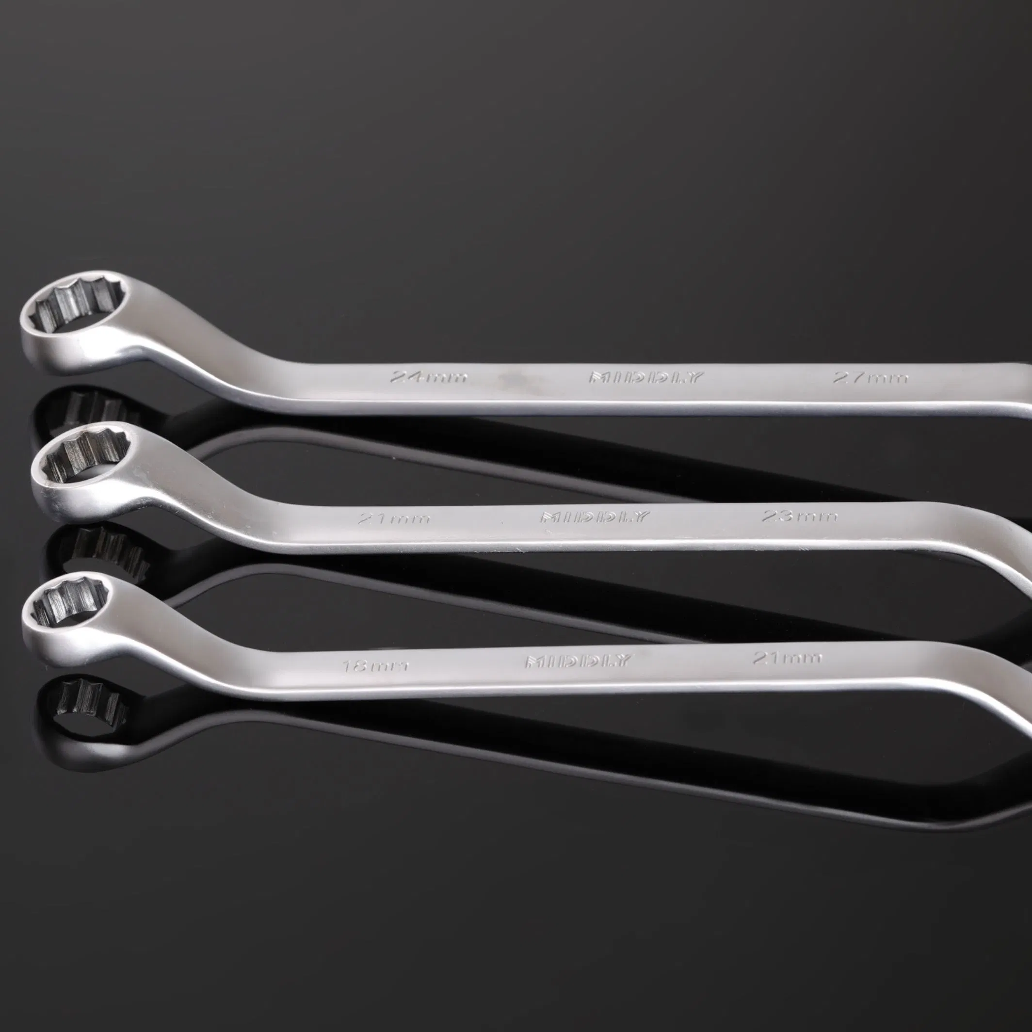 Набор гаечных ключей Middly, двойной рожковый, хром-ванадий