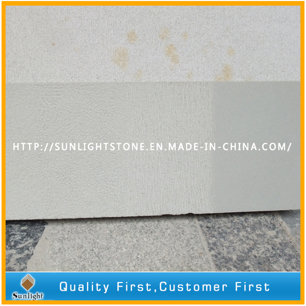 Honed Surface Light Grey Sandstone for Paving Tiles