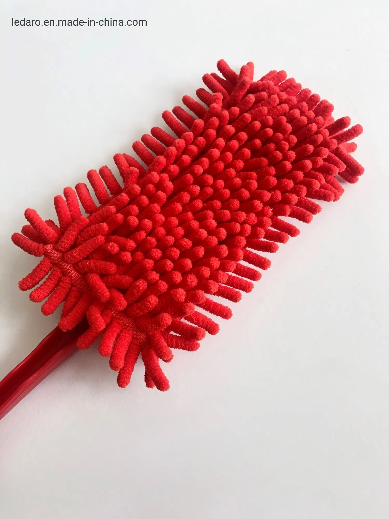 Custom Fluffy Rotating PP Handle Microfiber Duster Auto Microfiber Mop Duster