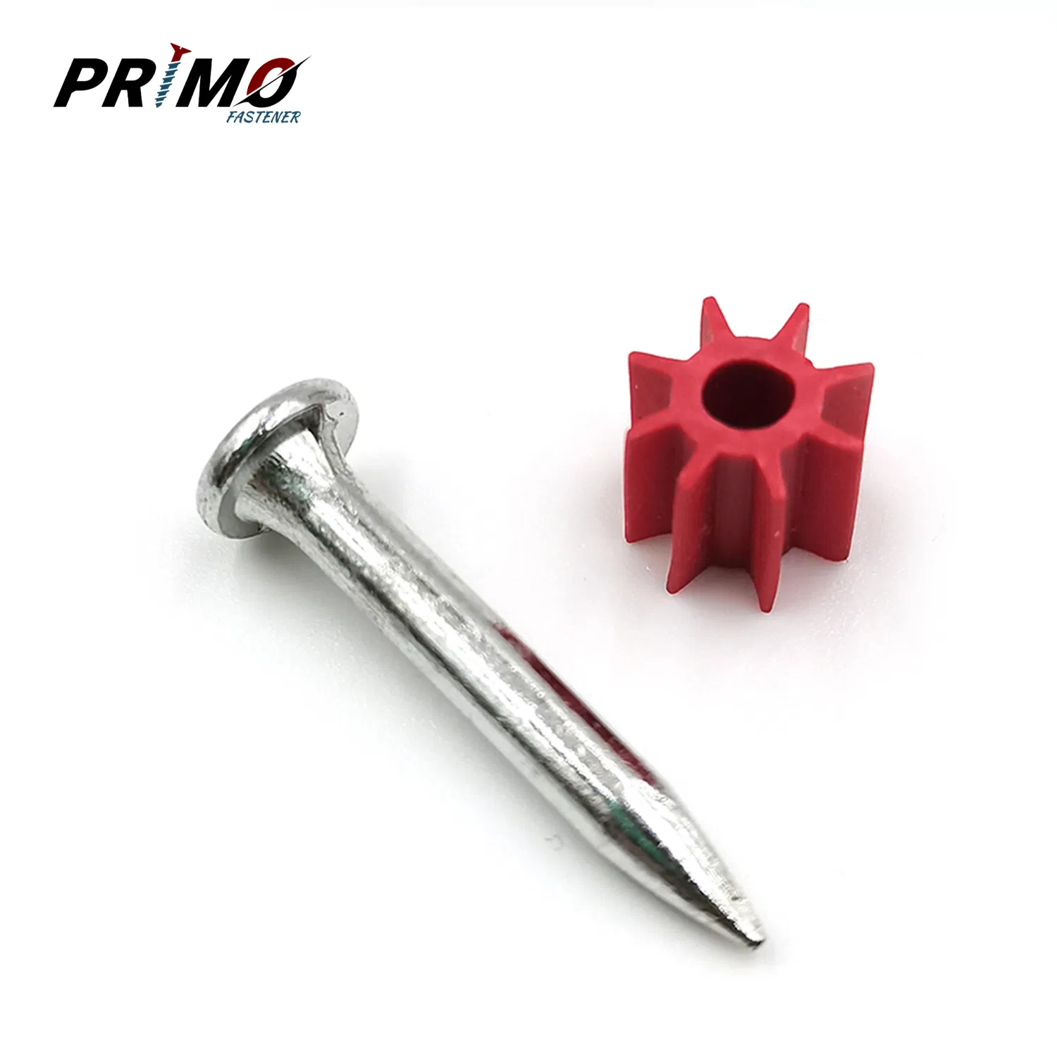 3.7mm Drive Pin Actuated Gas Nail Concrete Steel Nail with Rubber Flute