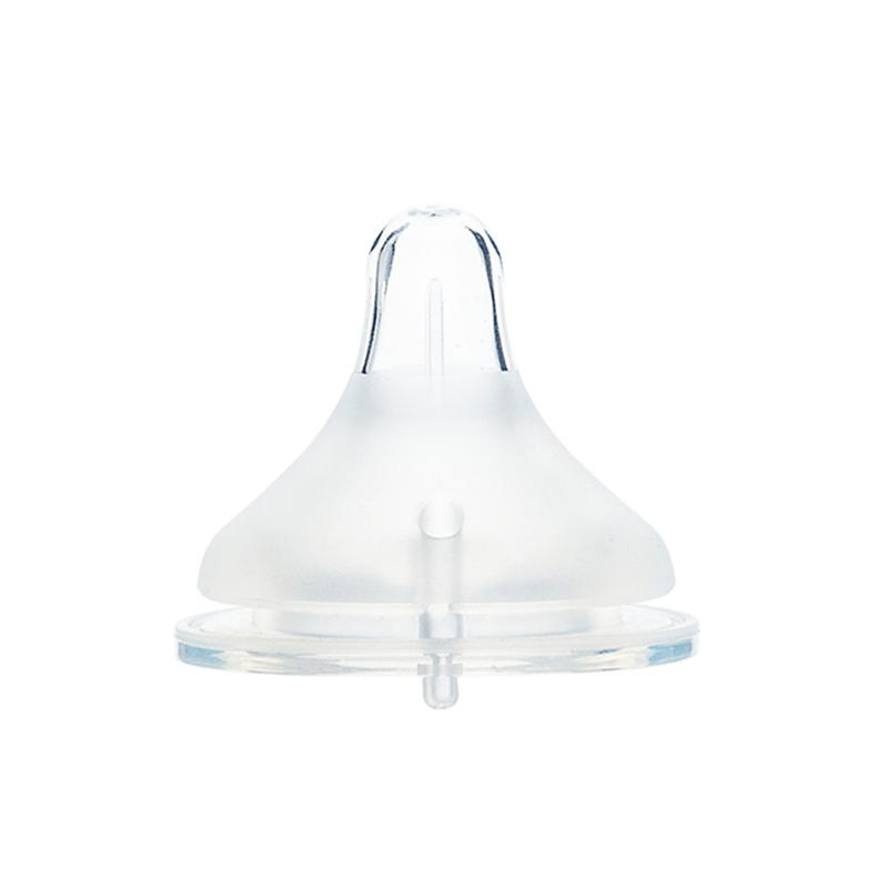 Custom Anti-Colic Baby Feeding Bottle Nipple, Wide Neck LSR Pacifier BPA Free, Breast Type Silicon Teat Borosilicate Glass Feeder Nipples Baby Product