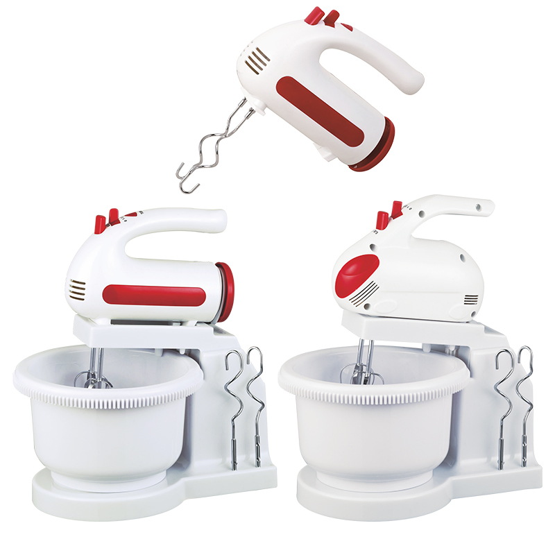 Wholesale 100W High Quality 5 Speeds Control Cake Maker Stand Mixer with Rotating Bowl Dough Hand Mixer