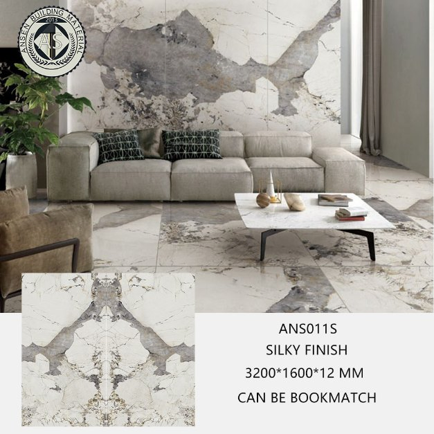 Silky Finish Pandora Sintered Stone for TV Background Kitchen Countertop