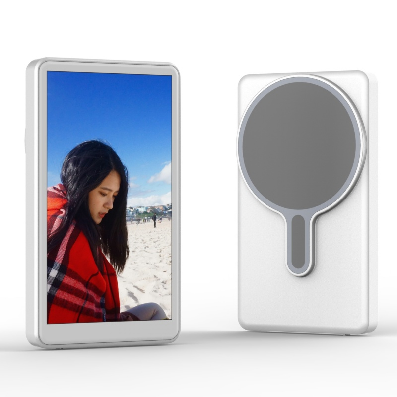 New Arrivals Export Quality Vlog Screen Mirror for iPhone for Android 1080P Wireless Monitor Magnetic Rear Camera Monitor Screen Vlog Screen