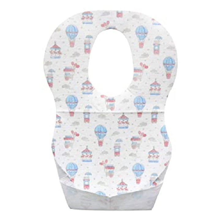 Colorful Waterproof Disposable Baby Bibs - 20PCS Feeding Set