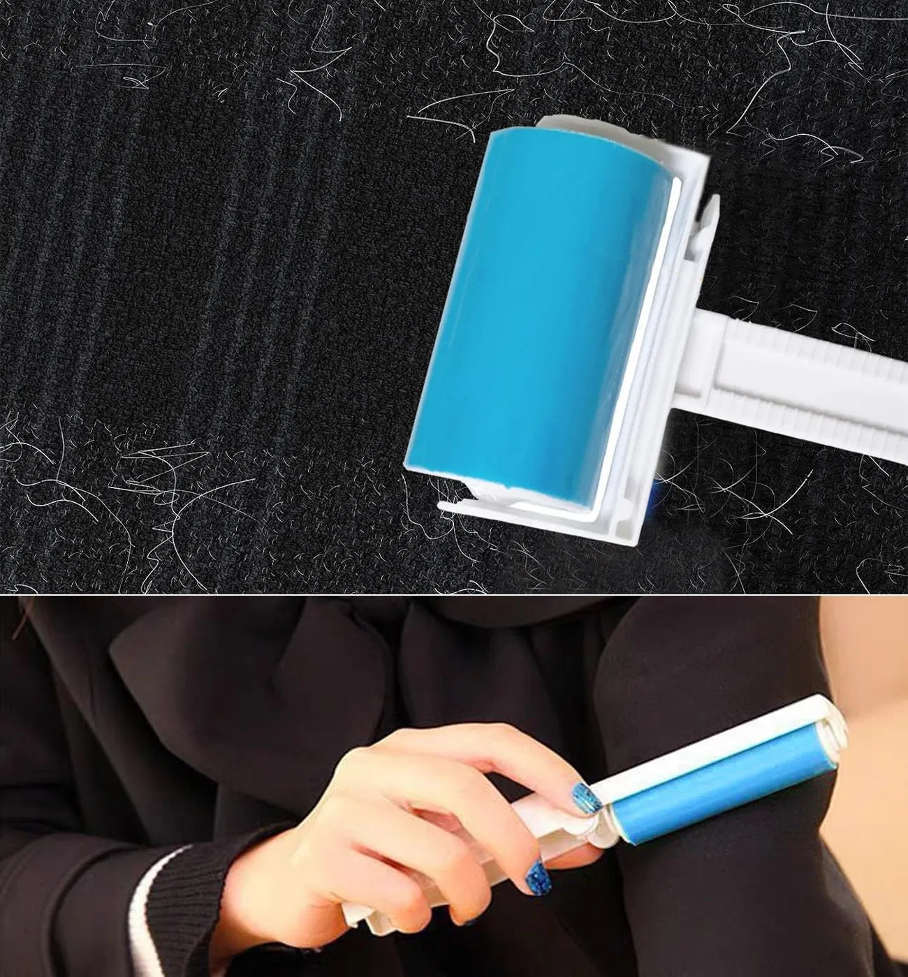 Washable Lint Roller Reusable Sticky Mop Lint Roller Floor Remove Dog Cat Hair Extra Sticky Portable Lint Roller